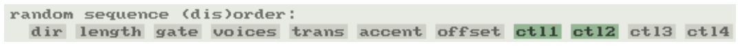 random sequence (dis)order