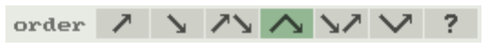order: up down up&down updown down&up downup random