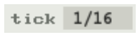 tick 1/16